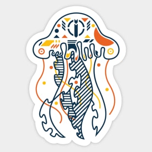 Unique Jellyfish Sticker